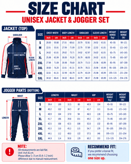 Washington Commanders | Premium NFL Personalized Name Number Athletic Full Zip Jacket & Jogger Pants Tracksuit Set NDN chart