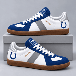Indianapolis Colts | Premium NFL BW ARMY Retro Low Top Gum Sole Casual Sneakers NDN cover