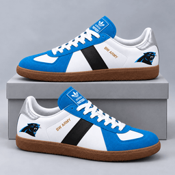 Carolina Panthers | Premium NFL BW ARMY Retro Low Top Gum Sole Casual Sneakers NDN cover