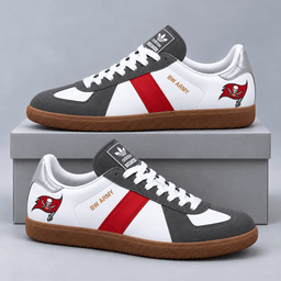 Tampa Bay Buccaneers | Premium NFL BW ARMY Retro Low Top Gum Sole Casual Sneakers NDN cover