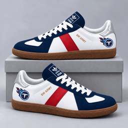 Tennessee Titans | Premium NFL BW ARMY Retro Low Top Gum Sole Casual Sneakers NDN cover