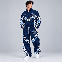 Utah Mammoth | Premium NHL Urban Camo Chevron Full Zip Windbreaker Jacket and Matching Jogger Pants Tracksuit Set NDN cover