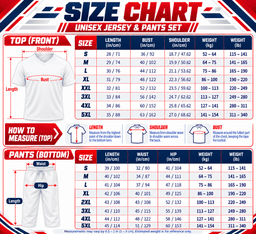 Tampa Bay Lightning | Premium NHL Retro V-Neck Hockey Jersey Shirt and Matching Wide Leg Pants Set with Custom Name and Number NDN chart