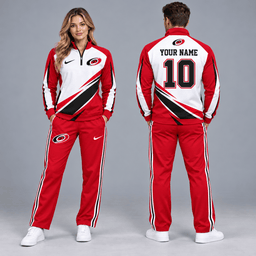 Carolina Hurricanes | Premium NHL Velocity Slash Quarter Zip Pullover Jacket and Matching Straight Leg Track Pants Set with Custom Name and Number NDN cover