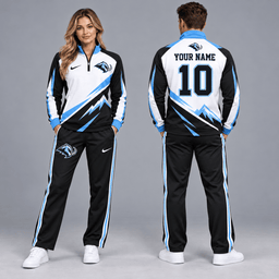 Winnipeg Jets | Premium NHL Velocity Slash Quarter Zip Pullover Jacket and Matching Straight Leg Track Pants Set with Custom Name and Number NDN cover
