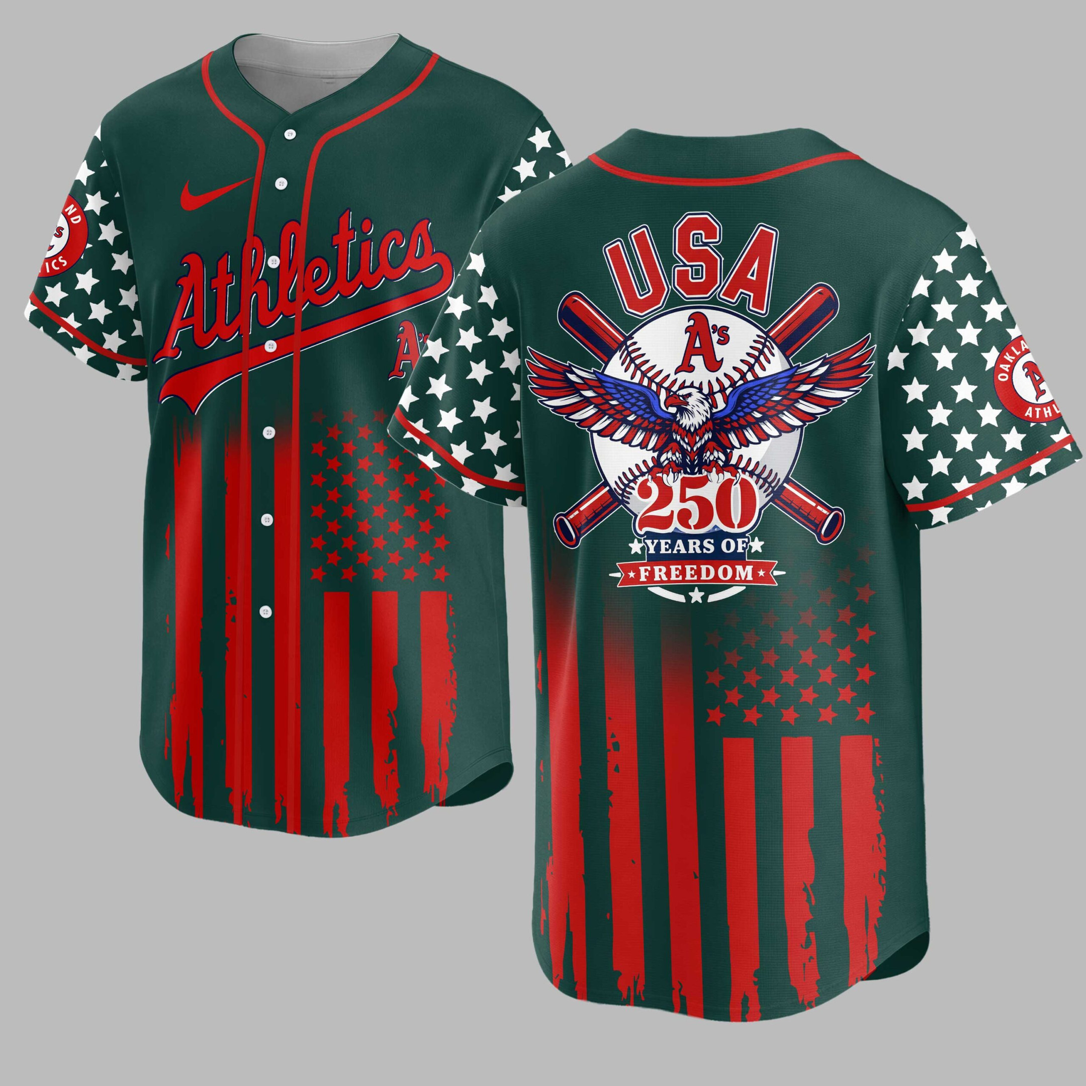 Oakland Athletics USA 250 Premium Jersey PL08