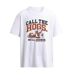 Call The Hogs We Will Answer Farm Pig Graphic T-shirt