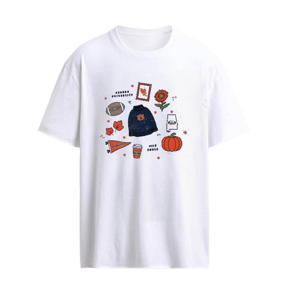 Auburn Tigers Summit Fall Scattered Icon T-Shirt