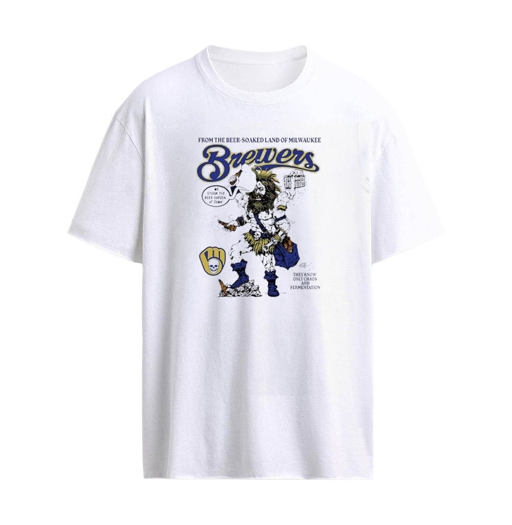 Brewers From The Beer-Soaked Land of Milwaukee Graphic T-Shirt