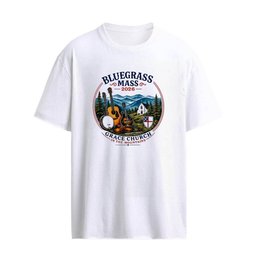 Bluegrass Mass 2026 Grace Church In The Mountains Logo T-Shirt
