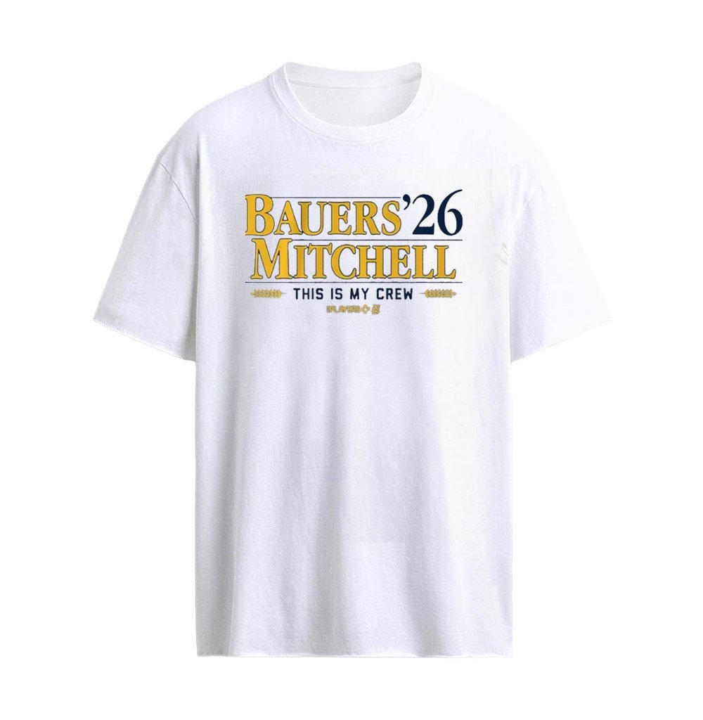 Bauers Mitchell ’26 This Is My Crew T-Shirt – Baseball Fan Support Graphic Vintage Style Game Day App
