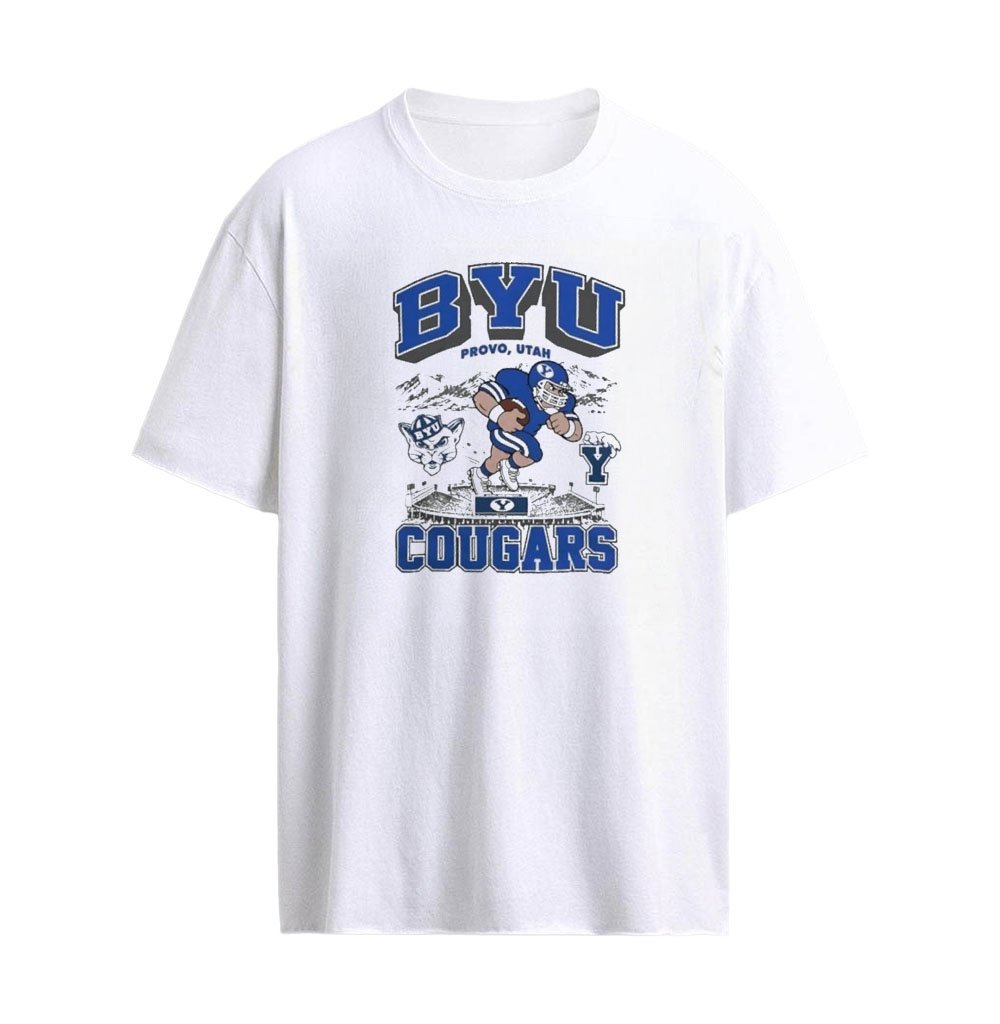 BYU Cougars Provo Utah Football mascot stadium NCAA 2026 Graphic T-shirt