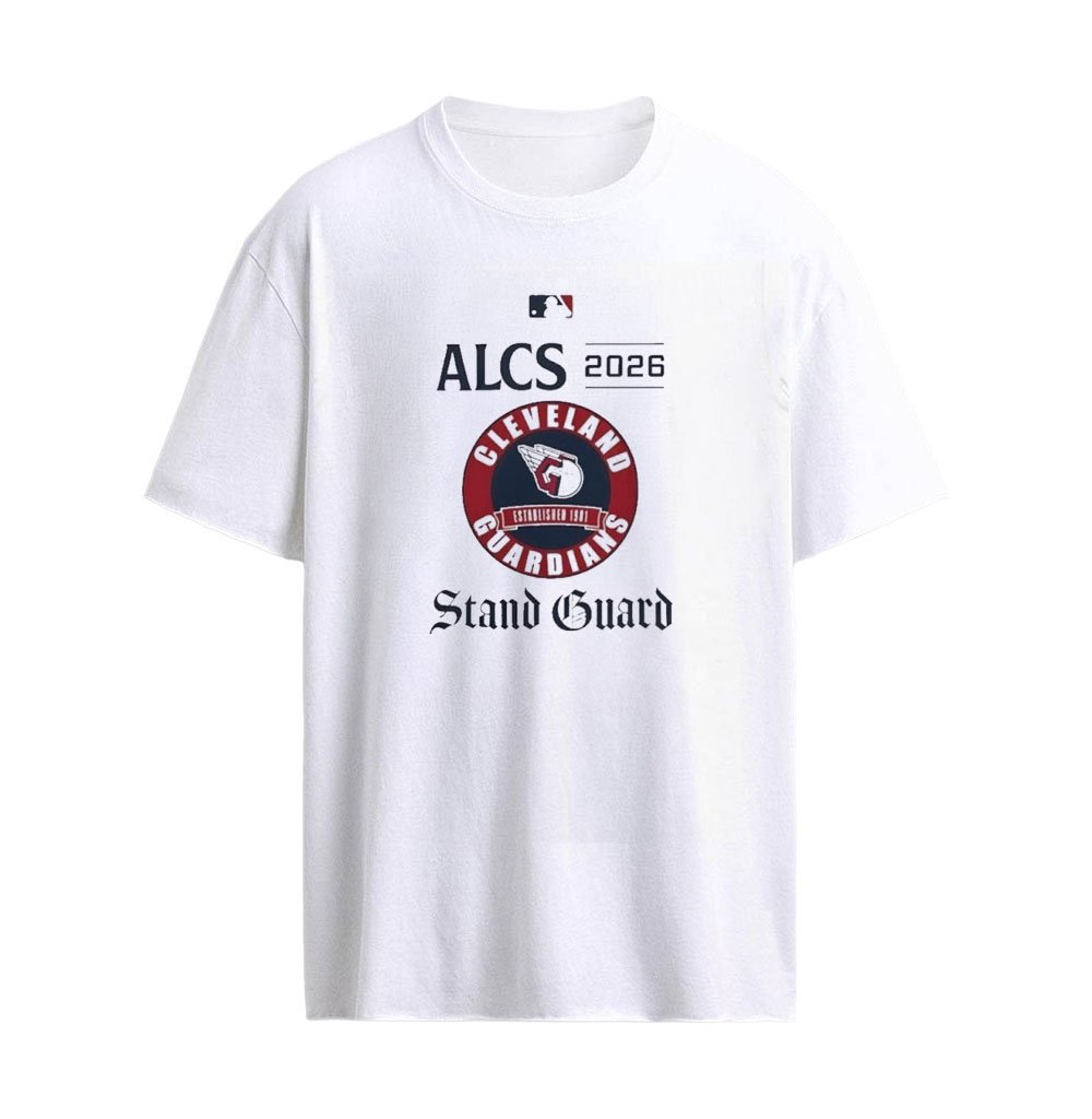 Cleveland Guardians ALCS 2026 Stand Guard Logo T-shirt