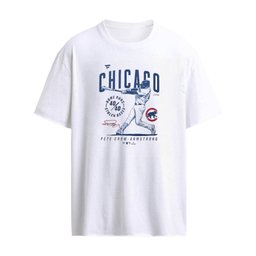 Chicago and Cubs Pete Crow-Armstrong White 40 40 Legacy T-Shirt