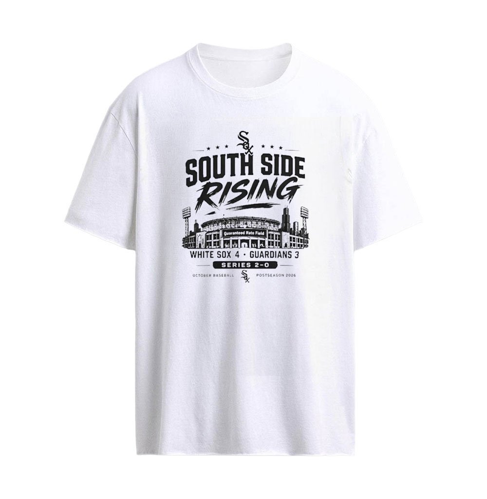 Chicago White Sox 2026 MLB Postseason South Side Rising Guaranteed Rate Field Vintage T-shirt