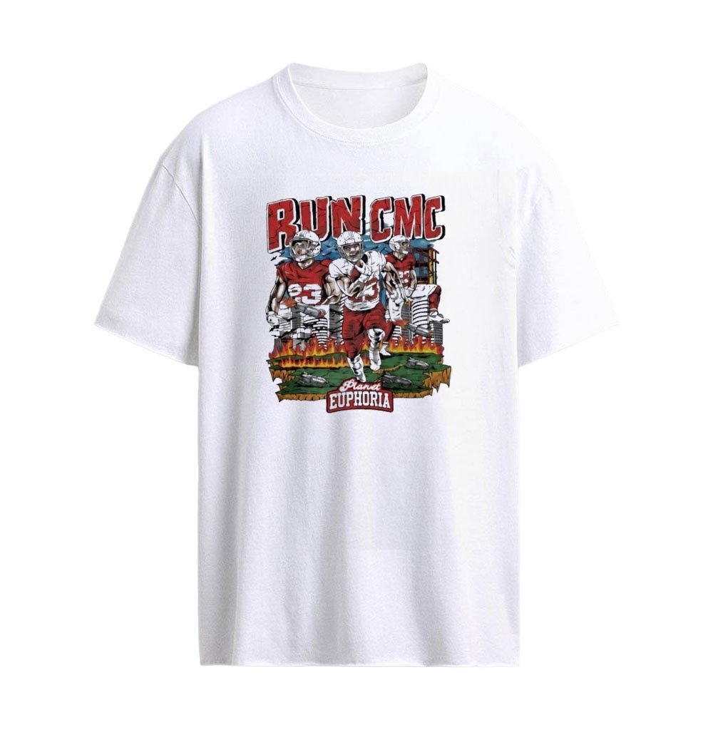 Christian McCaffrey San Francisco 49ers RUN CMC Graphic T-Shirt