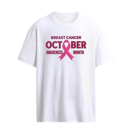 Breast Cancer Awareness October Ribbon Logo Shirt