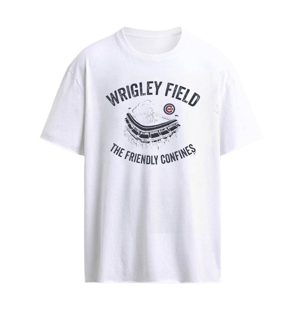 Chicago Cubs Wrigley Field The Friendly Confines Graphic T-Shirt
