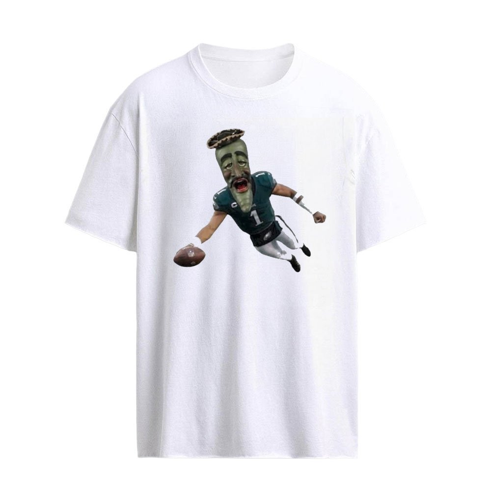Jalen Hurts Diving Jalapeno Meme Philadelphia Football T-Shirt