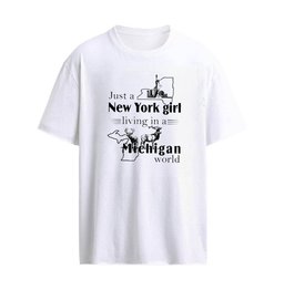 Just a New York Girl Living In A Michigan World T-Shirt