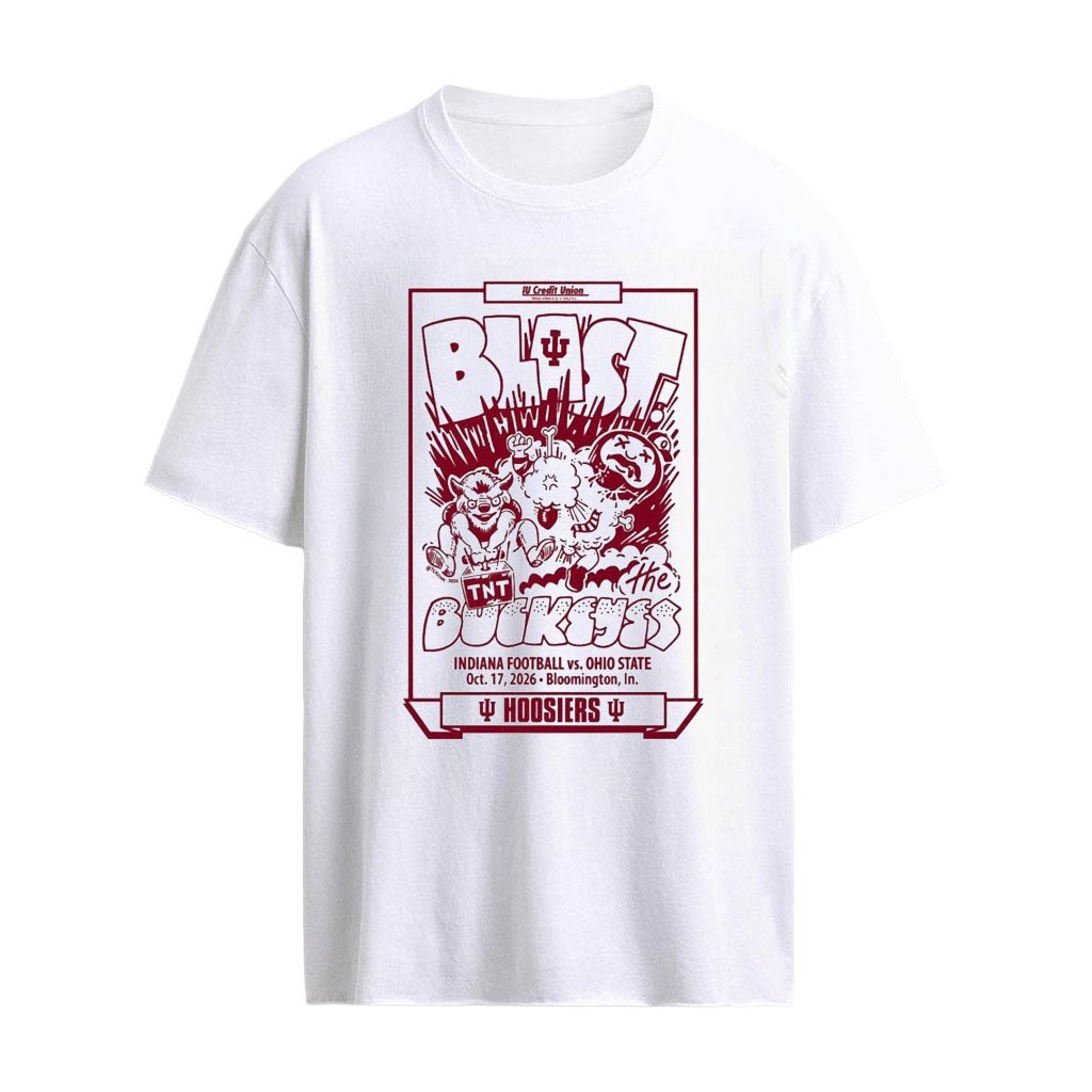 Indiana Football vs Ohio State Buckeyes Oct 17 2026 Game Day Poster T-Shirt