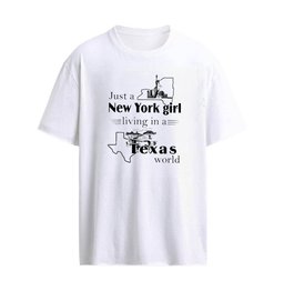 Just a New York Girl Living In A Texas World T-Shirt