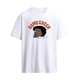 KC Concepcion Dawg Check T-Shirt – Texas A&M Aggies Football Player Name and Pose Graphic