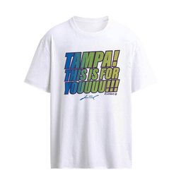 Junior Caminero Tampa This Is For You T-Shirt – Tampa Bay Rays Pennant Celebration MLB Baseball Graph