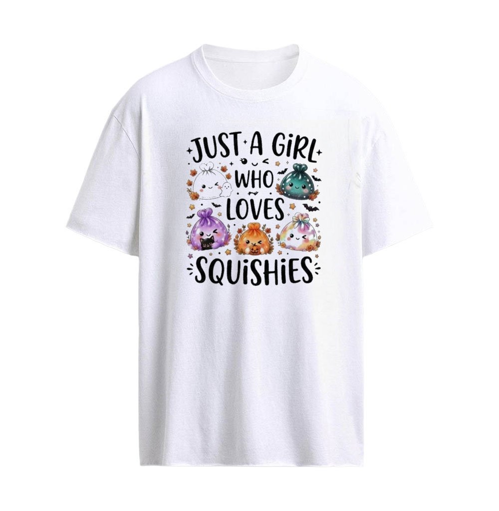 Just A Girl Who Loves Squishies Halloween Shirt