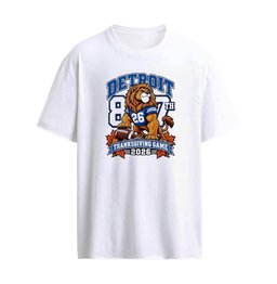 Detroit Lions 87th Thanksgiving Game 2026 Mascot Graphic T-shirt