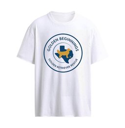 Golden Beginnings Golden Retriever Rescue Logo T-shirt