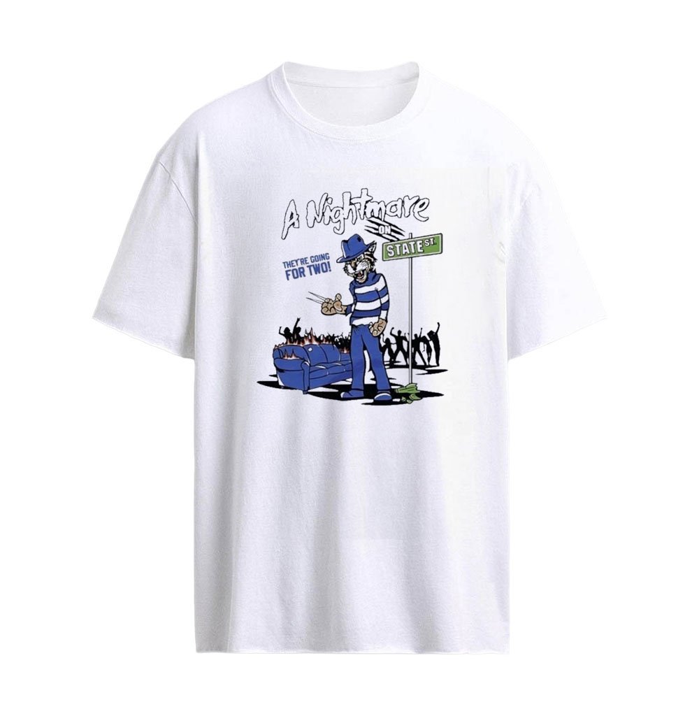 Kentucky A Nightmare on State St They Are Going for Two Graphic T-Shirt