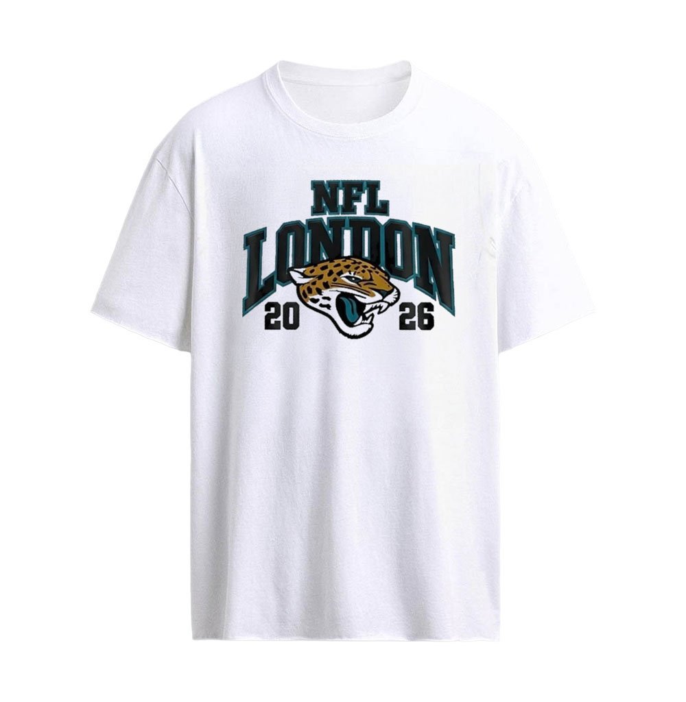 Jacksonville Jaguars 2026 NFL London Games Logo T-shirt