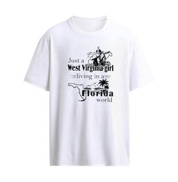 Just a West Virginia Girl Living In A Florida World T-Shirt