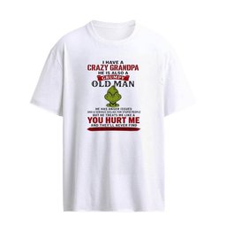 Grumpy Old Man Crazy Grandpa Grinch Quote Graphic T-shirt