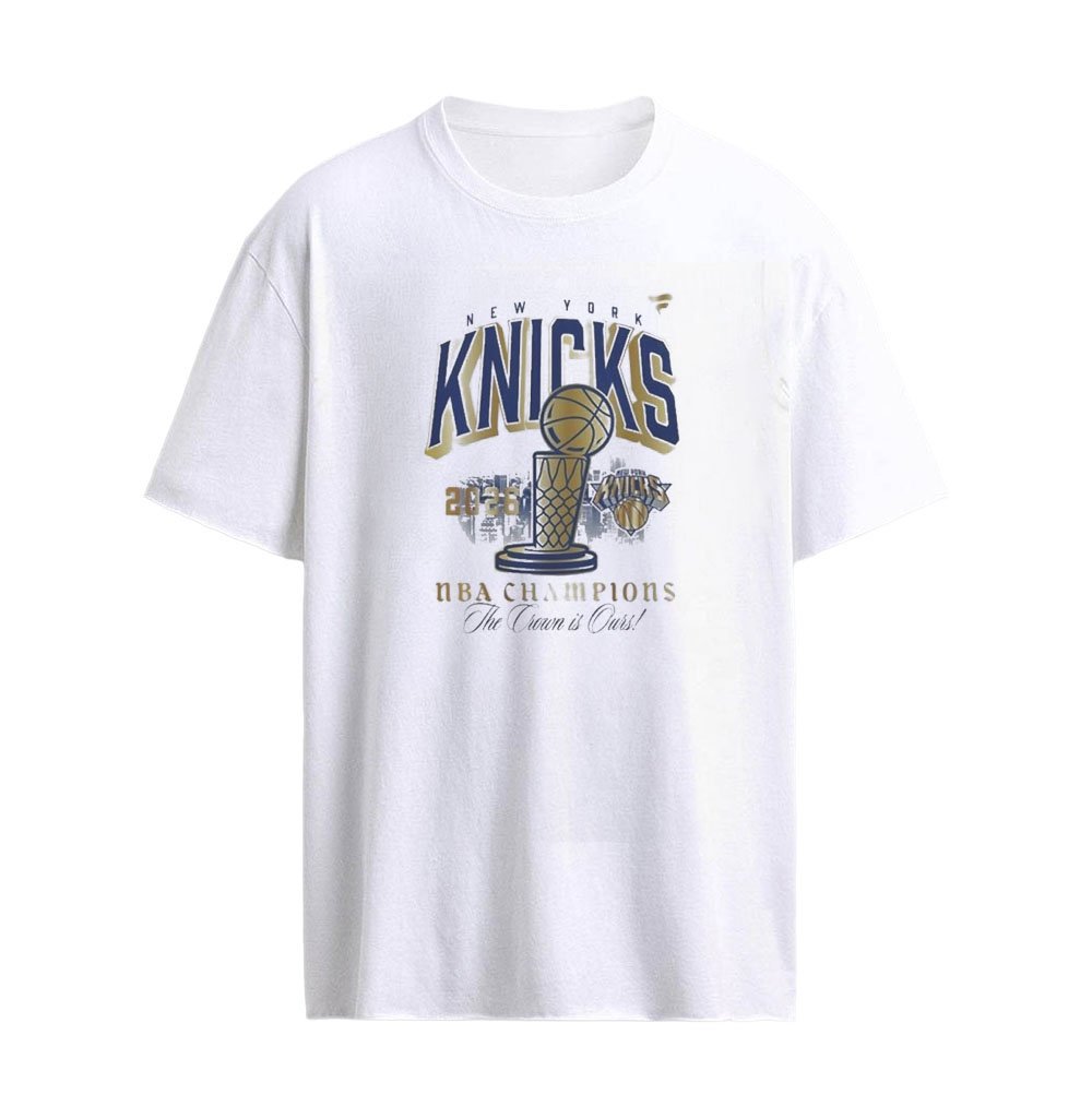 New York Knicks 2026 NBA Finals Champions The Crown Is Ours Graphic T-Shirt