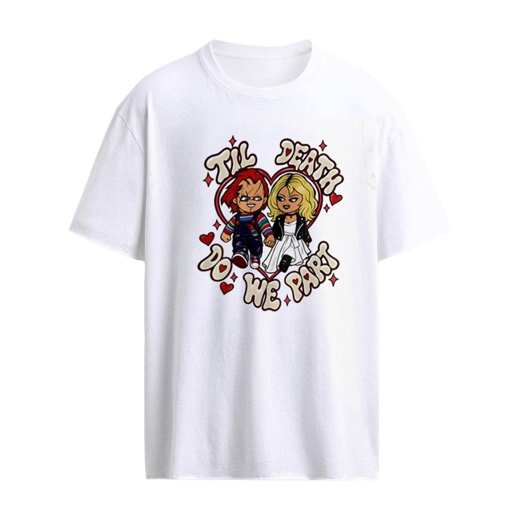 Chucky and Tiffany Til Death Do We Part shirt