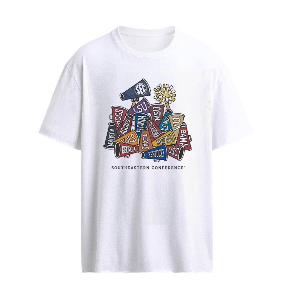 Southeastern Conference Megaphones T-shirt