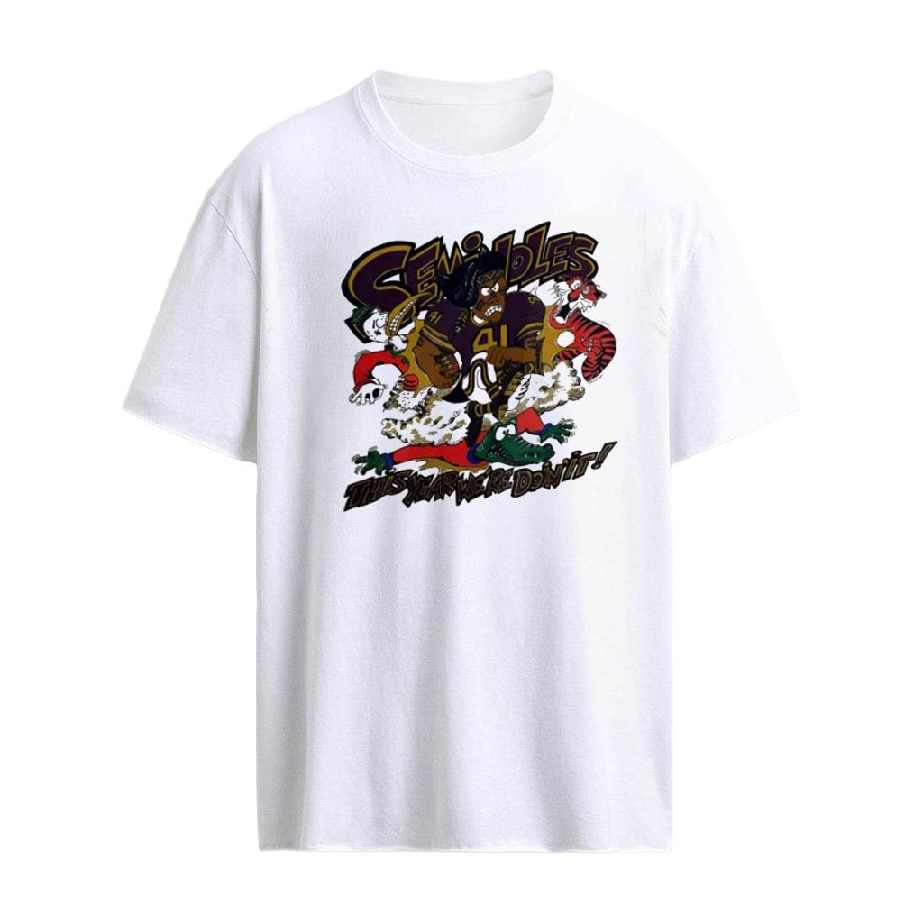 AJ Cottrill Florida State Seminoles NCAA This Year We Are Doin It caricature cartoon shirt