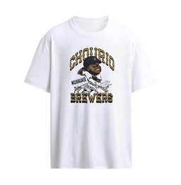 Milwaukee Brewers Jackson Chourio Cartoon Signature T-shirt