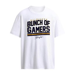 Bunch Of Gamers Milwaukee Brewers Baseball signature shirt