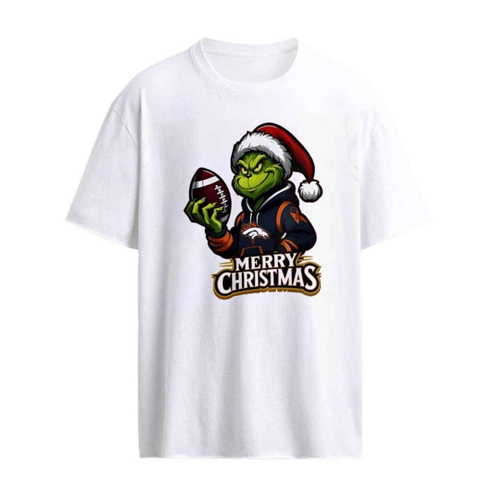 Denver Broncos Santa Grinch Merry Christmas NFL 2026 shirt