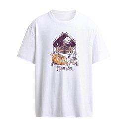 Summit Clemson Tigers Ivory Halloween T-SHirt