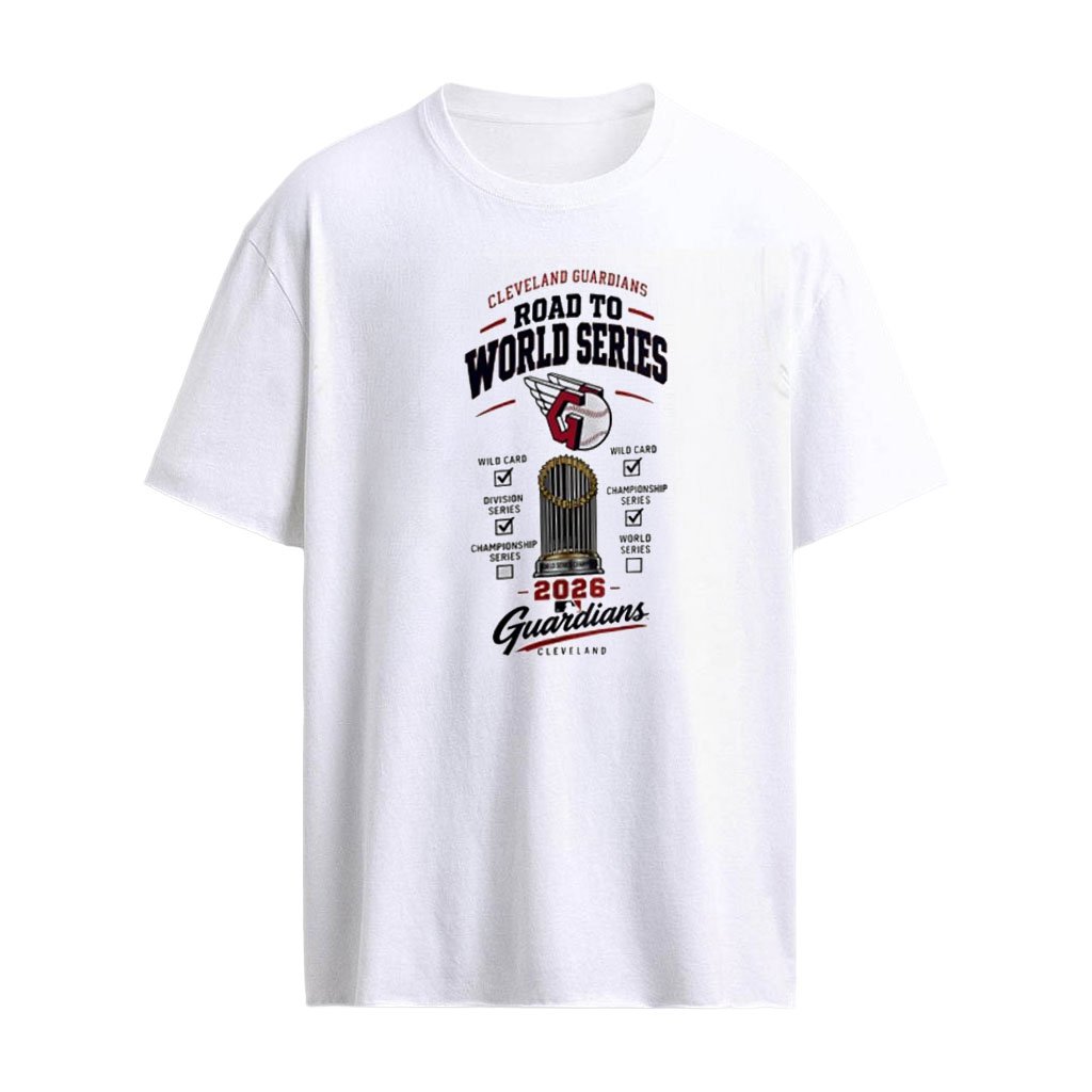 Cleveland Guardians Winged Logo Road To World Series 2026 Postseason shirt