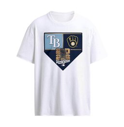 Milwaukee Brewers vs Tampa Bay Rays 2026 World Series Matchup Logo Graphic T-shirt