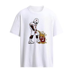 Colin Simmons Celebration peeing on a Oklahoma Sooners logo shirt