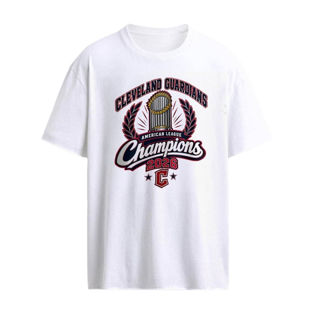 Cleveland Guardians American League Champions 2026 Winner Trophy shirt