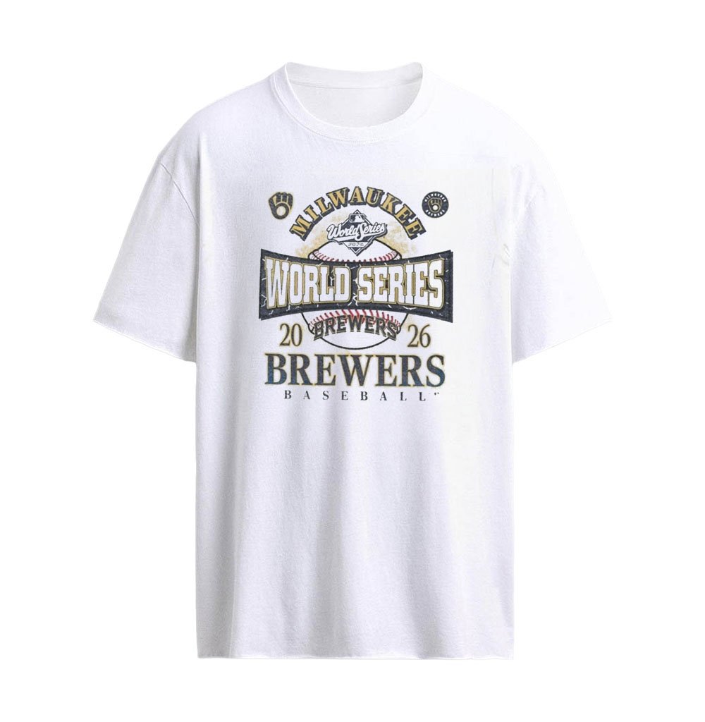 Milwaukee Brewers Road to the World Series 2026 T-Shirt – Milwaukee Baseball Postseason Pride