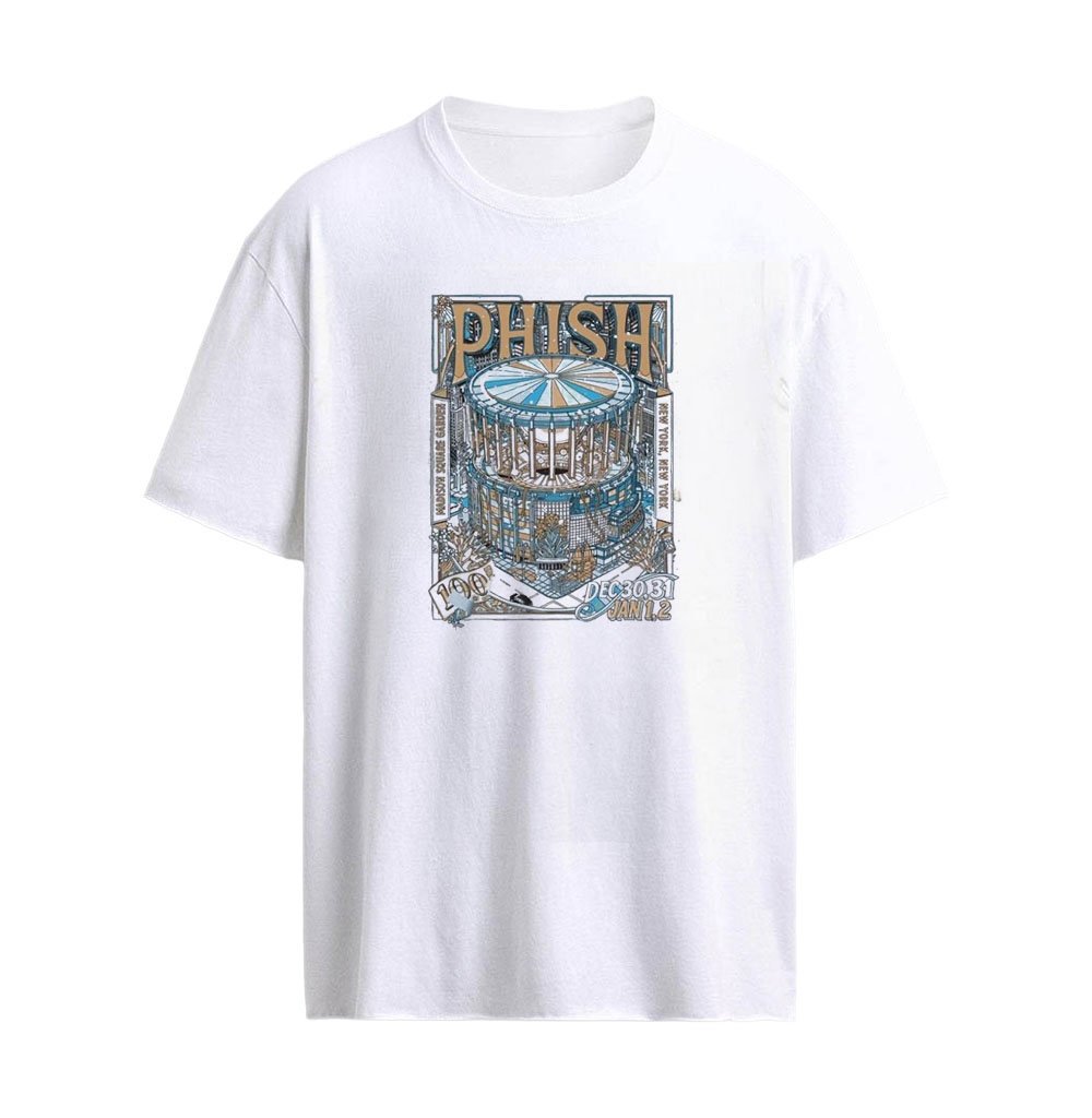 Phish 100 Shows At The Garden 2026 2027 New York Event Poster Madison Square Garden On December 30 31