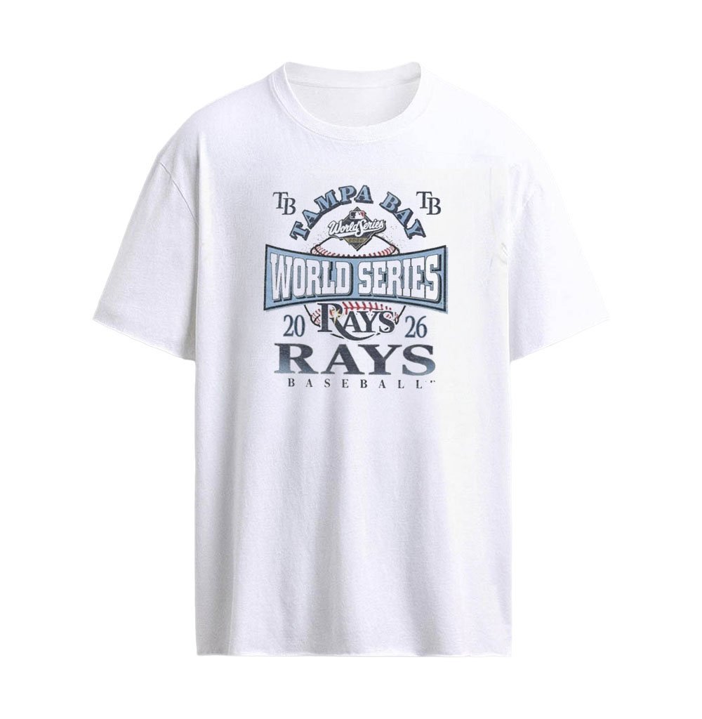 Tampa Bay Rays White 2026 World Series T-Shirt – MLB Baseball Championship Fan Shirt (2)